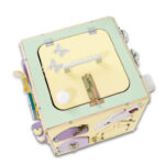 Drvena kocka multifunkcionalna u boji